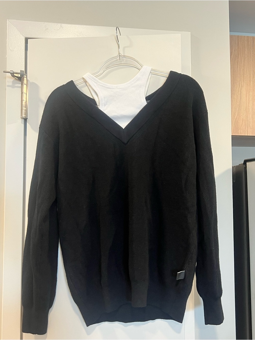 Alexander Wang V-Neck Black Sweater